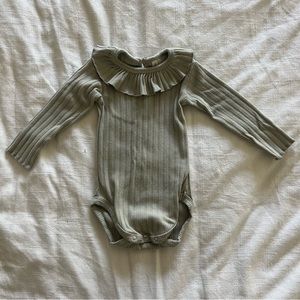 Rylee + Cru Long Sleeve Ruffle Onsie